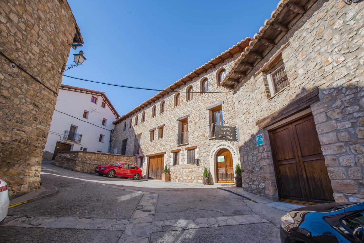 Hostal Antiguo Hospital Linares de Mora Exterior photo