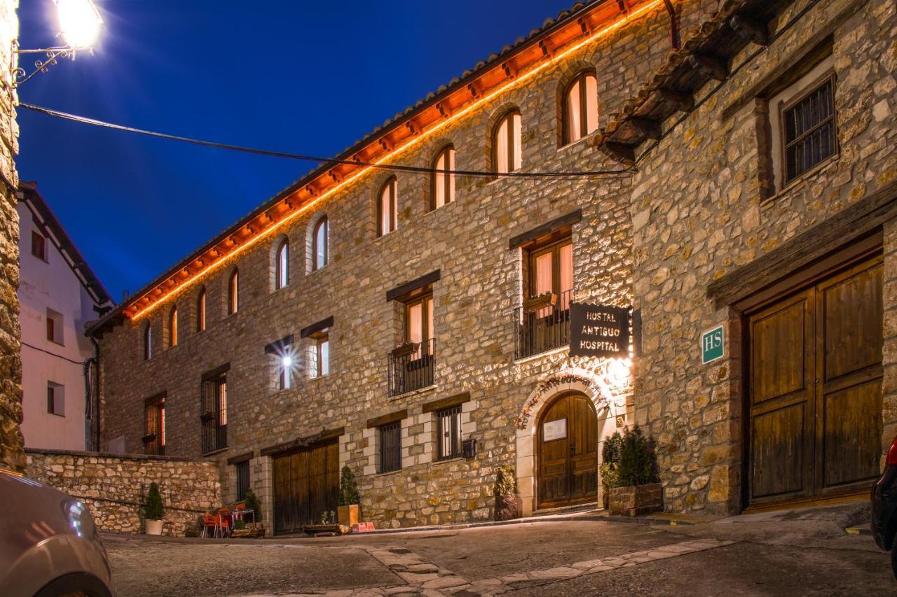 Hostal Antiguo Hospital Linares de Mora Exterior photo